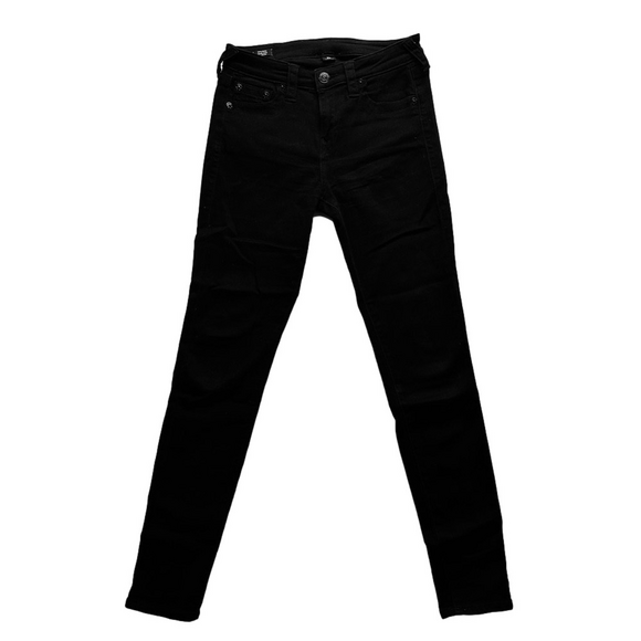 True Religion Jennie Curvy Mid Rise Black Skinny Jeans Women’s Size 29  ☮️ - Picture 5 of 10